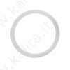 Anello da macramè set (4 pz) bianco D 84/70 mm