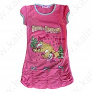 Платье-туника "Маша и Медведь" на 6 лет цвет розовый