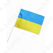 Флажок мал. "Украина" (П3) полистер14х23 см