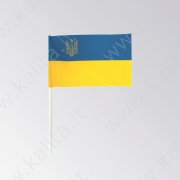 Флажок мал. "Украина" с гербом  (П1ат) атлас 15см/10см
