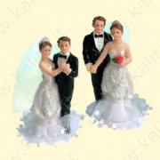 Фарфоровая фигурка "Жених и невеста" (11,5 см)