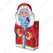 Складная подарочная упаковка "Дедушка Мороз" 14.5х6.5х19.5см.