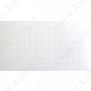 Наклейки на клавиатуру (Русский + Украинский + Латышский + Литовский) цвет белый, прозрачный фон