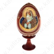 Яйцо на ножке "Божья Матерь Остробрамская" 4 × 4 × 9 см.