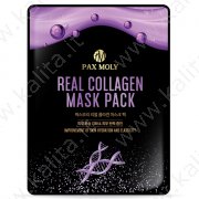 Maschera viso con Collagene Real Collagen Pax Moly
