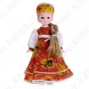 Кукла "Василина Хохлома" 45 см ЛЕН45-25  МИКС