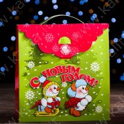 --Новогодний подарок "Сумка со снеговиками"-- (конфеты 800 гр.)