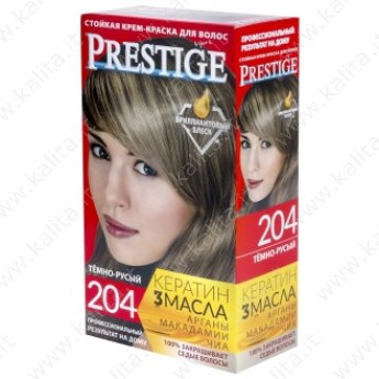 Crema-tinta resistente per capelli 204 Biondo scuro "Vip's Prestige"