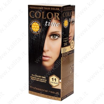 Tinta per capelli N°11 blu-nero "Color Time" Tinta per capelli N°11 blu-nero "Color Time"