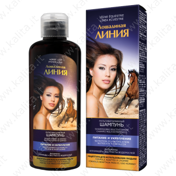 Shampoo per rinforzare e nutrire i capelli "Horse Line" 200 ml