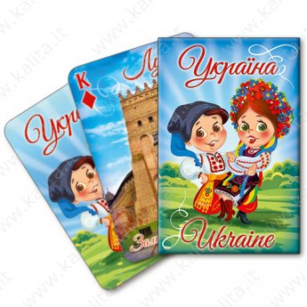 Карты игральные сувенирные "Відкривай Україну"