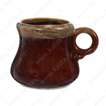 Чашка кофейная  "Арго" коричневая 0,1 л.