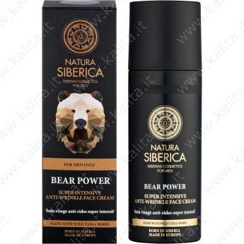 Интенсивный крем для лица от морщин "Медвежья сила" "Natura Siberica Men" 50 ml