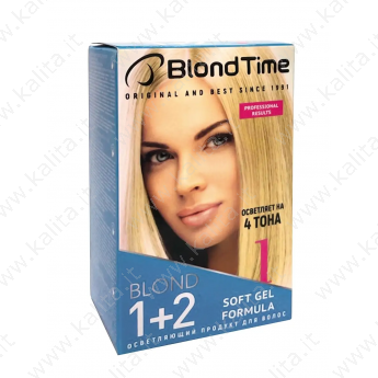 Tinta per capelli Blondor 1+2 schiarisce di 4 tonalità "Blond Time" 120ml